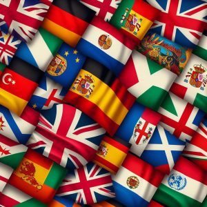 Flaggen EM 24 Teilnehmer